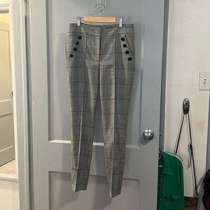 Veronica Beard plaid plants